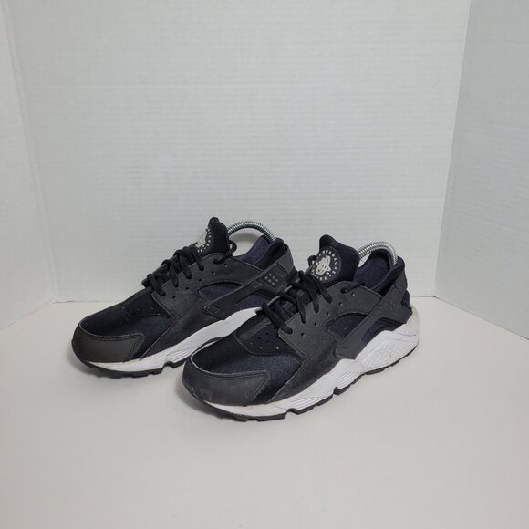 Nike Air Huarache Run Black Women's Running Athletic Shoe Sneaker Size 9 - Picture 5 of 11
